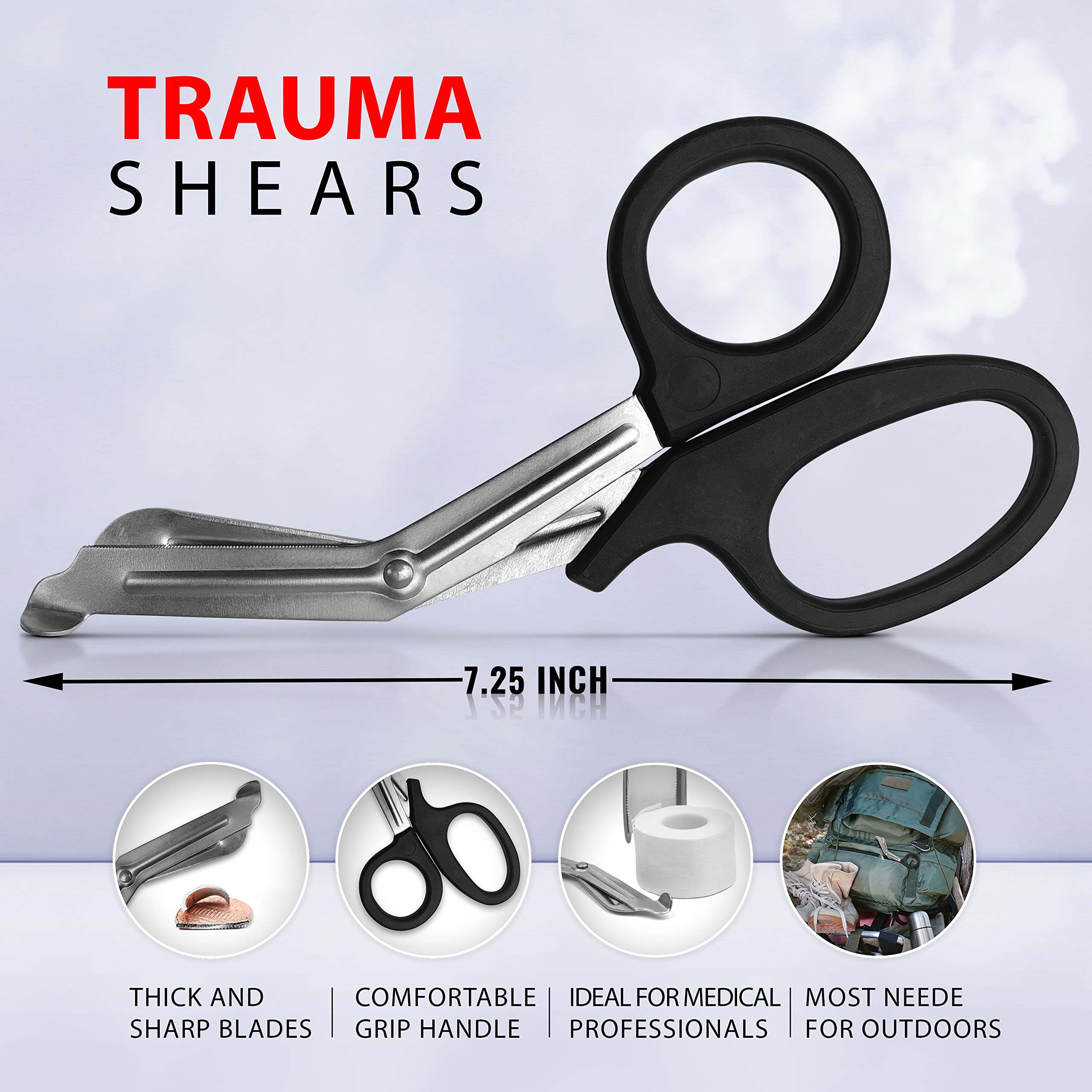 Amazon.com: SURGICAL ONLINE Professional EMT Trauma Shears and LED